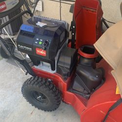 Mower  Toro, snowblower, new with or without batteries and charger machine only