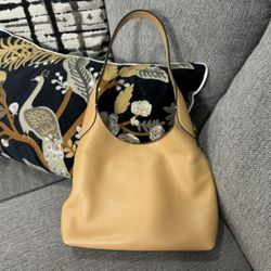 Coach Brooklyn 28 slouchy hobo shoulder bag in natural grain leather