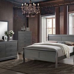 4-PCS Queen Size Bedroom Set In Offer 🔥🔥🔥