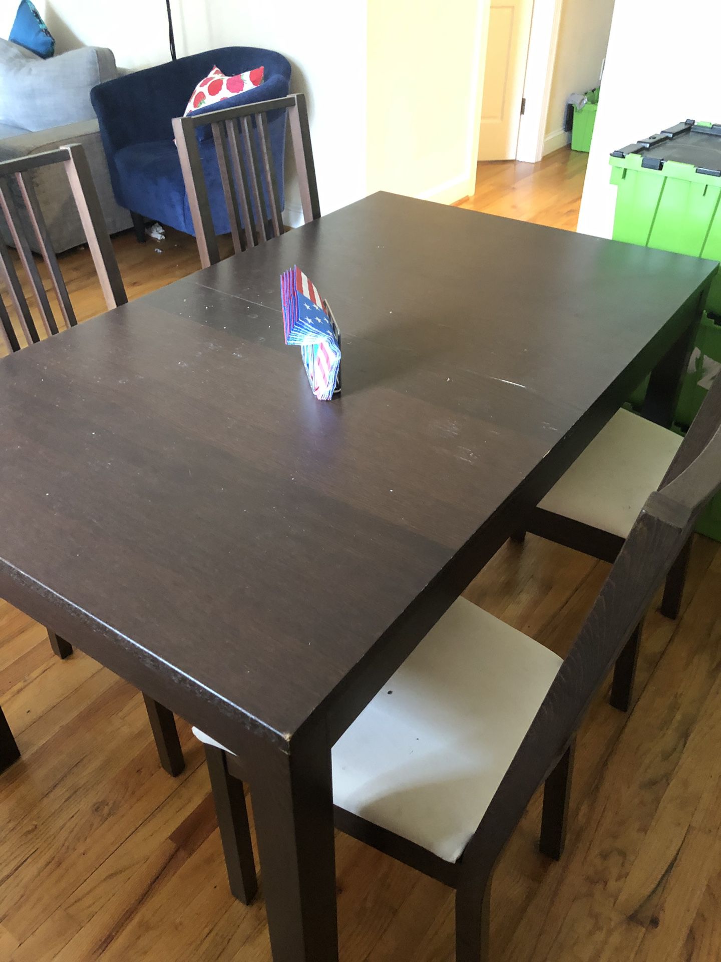 PRICE CUT! IKEA table and 4 chair set