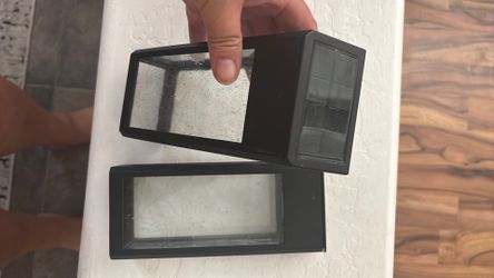 set of 2 solar patio lights