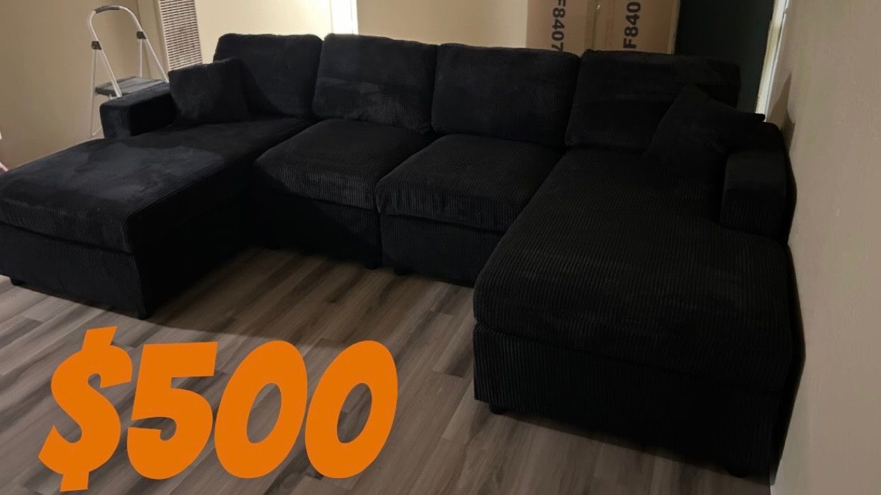 Sectional Couch Double Chase