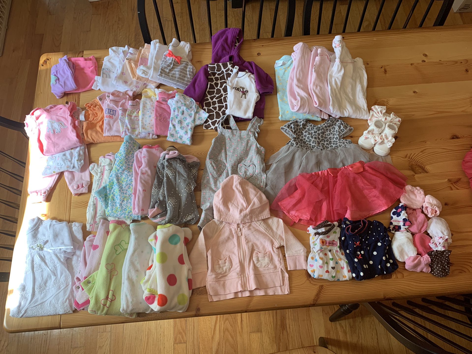 Newborn baby girl clothes- 50 pieces!