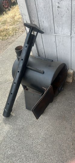 Custom welded portable smoker Custom welded portable smoker