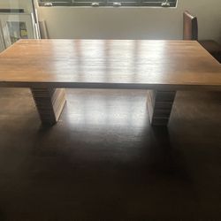 Stylish & Sturdy Wood Dining Table