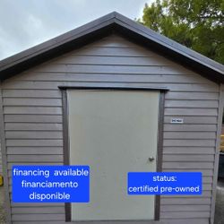 shed casita 10x12 with local delivery included 