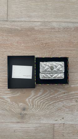 Silver Mini Kurt Geiger Micro Bag