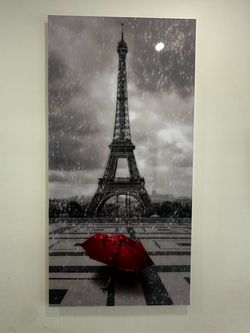 Beautiful Wall Painting of Eiffel Tower Paris
