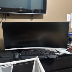 PS4 Viotek & Curved Screen