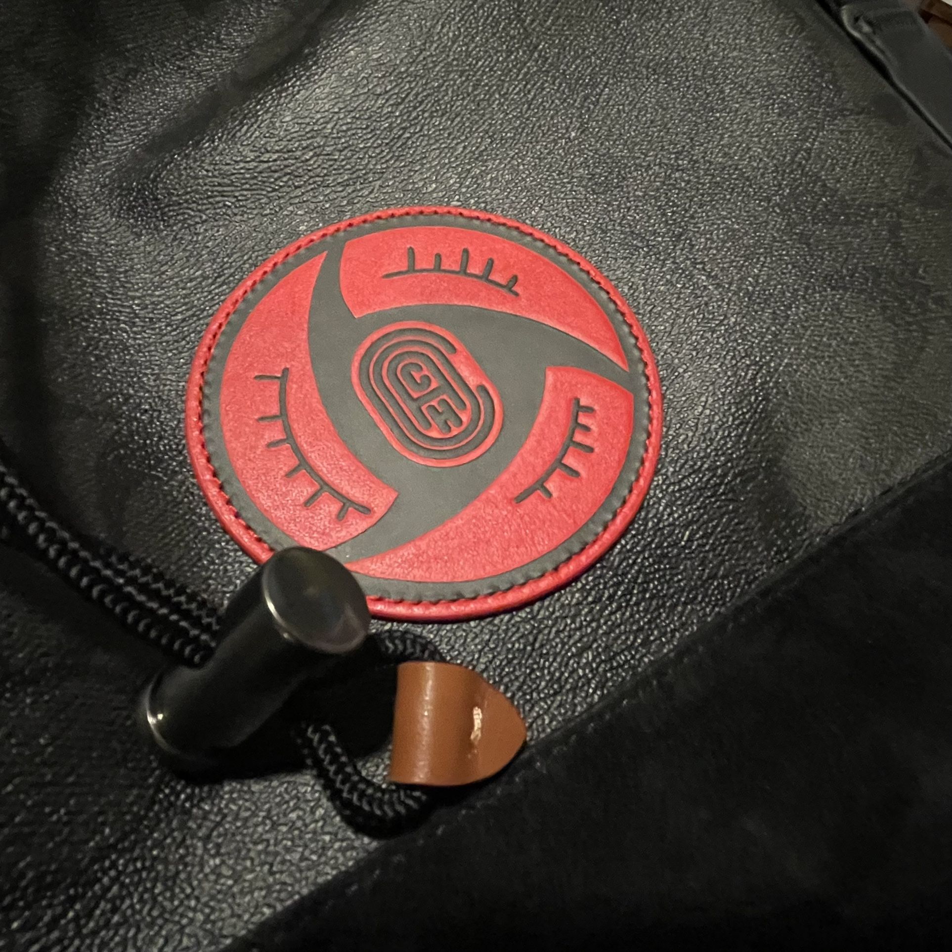 Itachi NWT Coach X MBJ Naruto Ranger Black Leather Backpack 