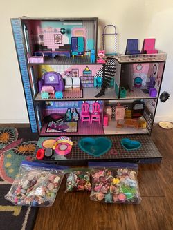 LOL Surprise Omg House Of Surprises Real Wood Dollhouse LARGE 37”X33”