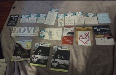 40 brand new factory sealed window decals will not separate