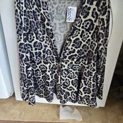 Never Worn XL Leopard Top / Jacket