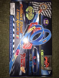 Pull Back Race Track with multiple loops