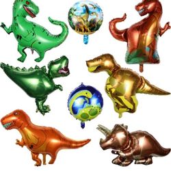Dinosaur Mylar Balloons 