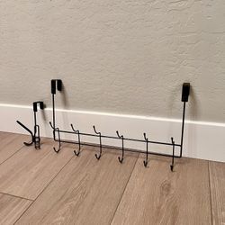 TWO Different Bronze Over The Door Hook- Wide 12 Hook and Slim 4 Hook
