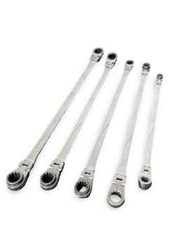 Mountain MTN RM6 5pc Metric Double Box Flex Head Ratcheting Wrench Set  