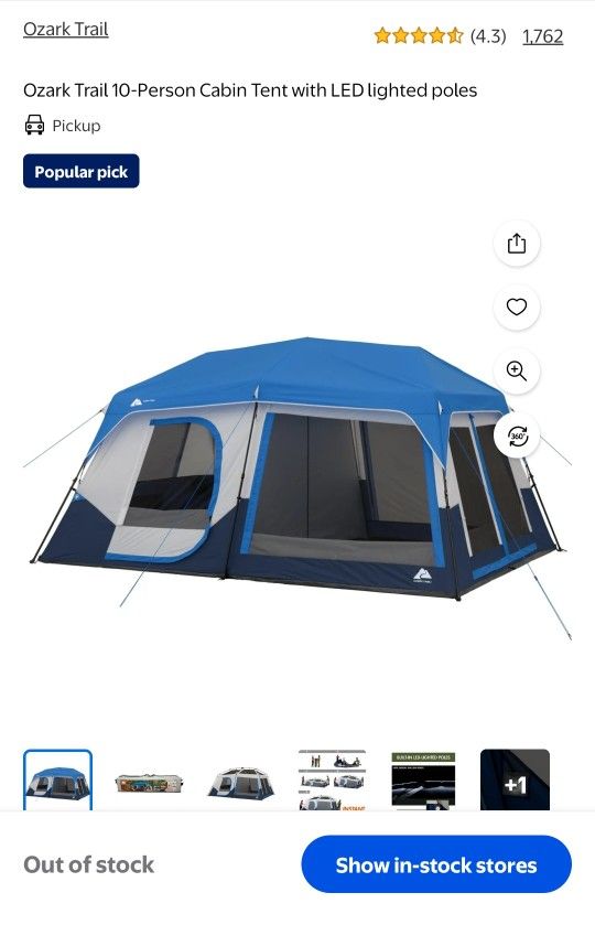 Ozark Trail 10 Person Tent