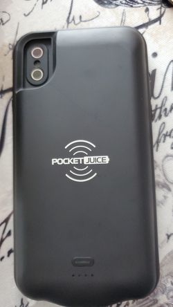 iPhone X Case and charger