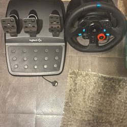Logitech Wheel And Pedal Excellent Condition 