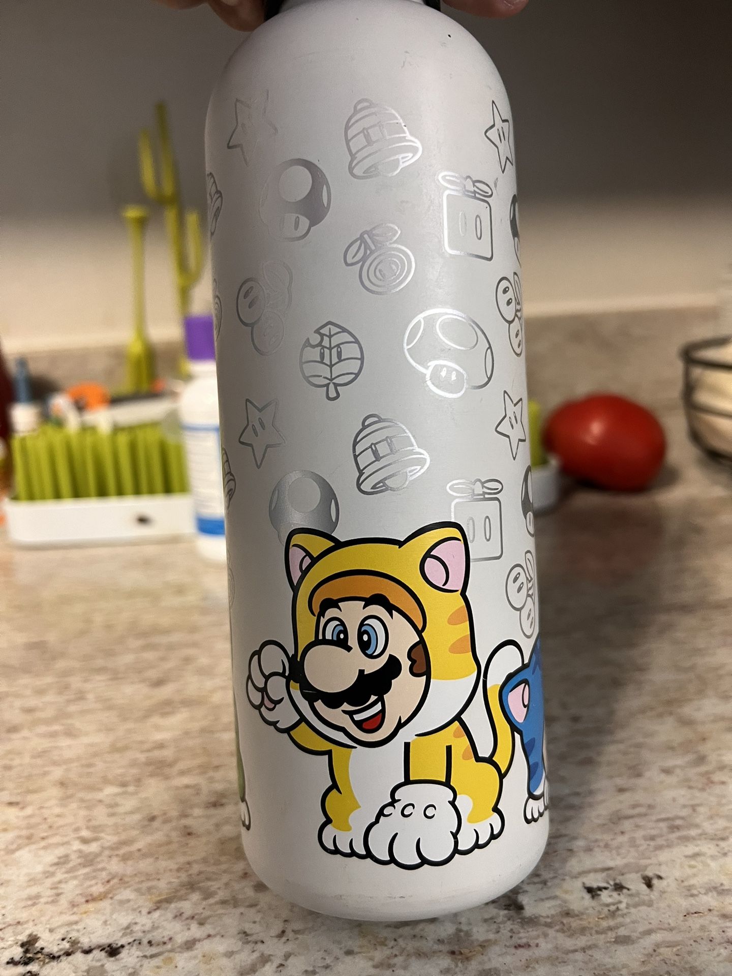 Super Mario 3D World Bowsers Fury Water Bottle