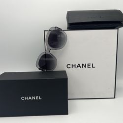 Chanel Mother-Of-Pearl Sunglasses 501/87 Black/Grey - The Lux Portal