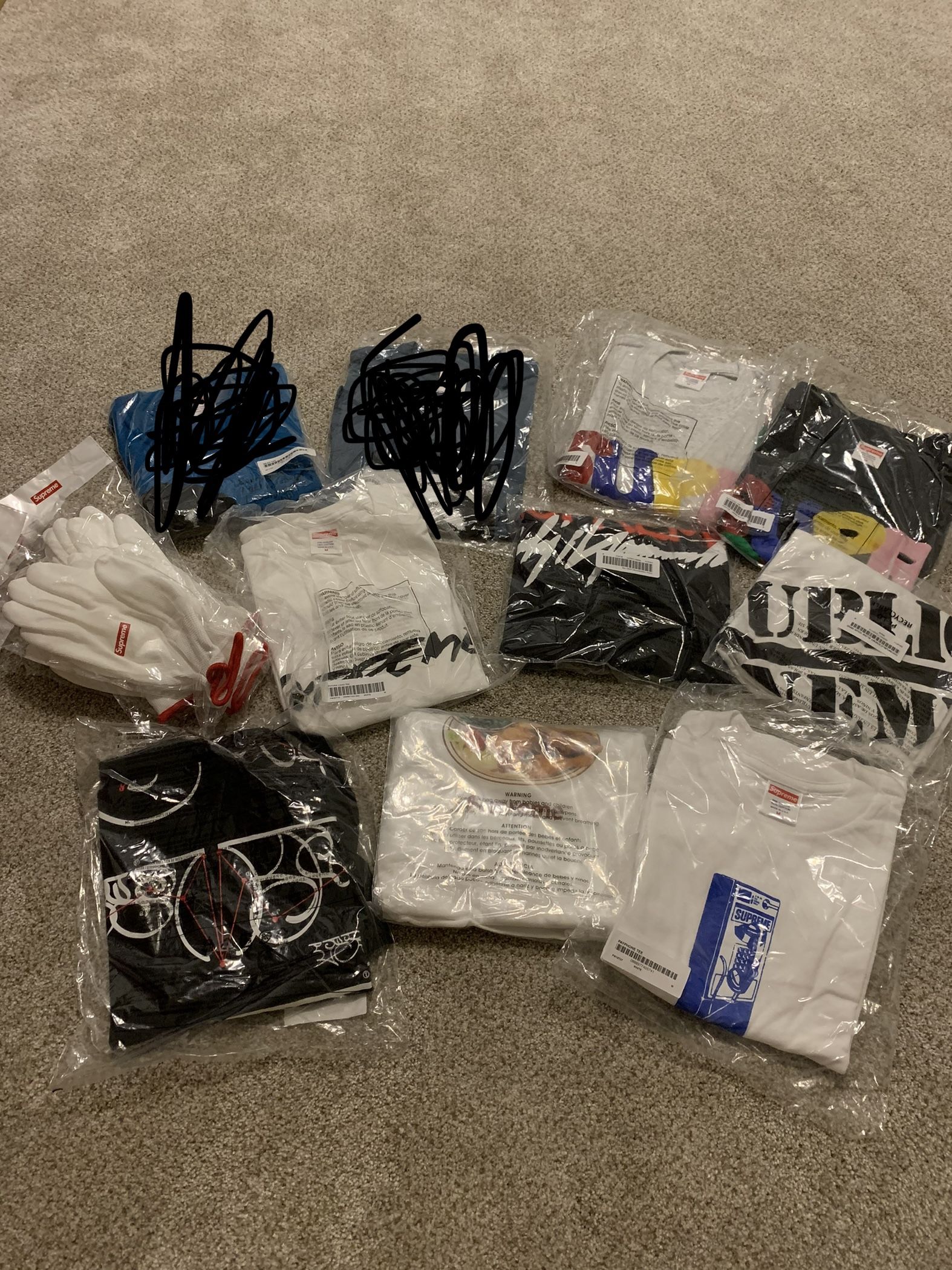 Supreme Tees Box Logo Cross Balloon New Medium