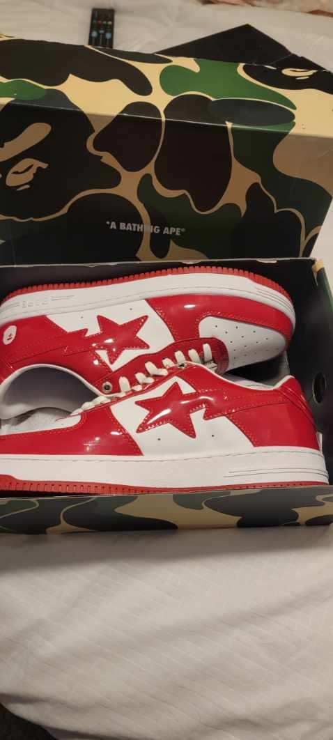 Bape “Reds” Size 10.5 Men