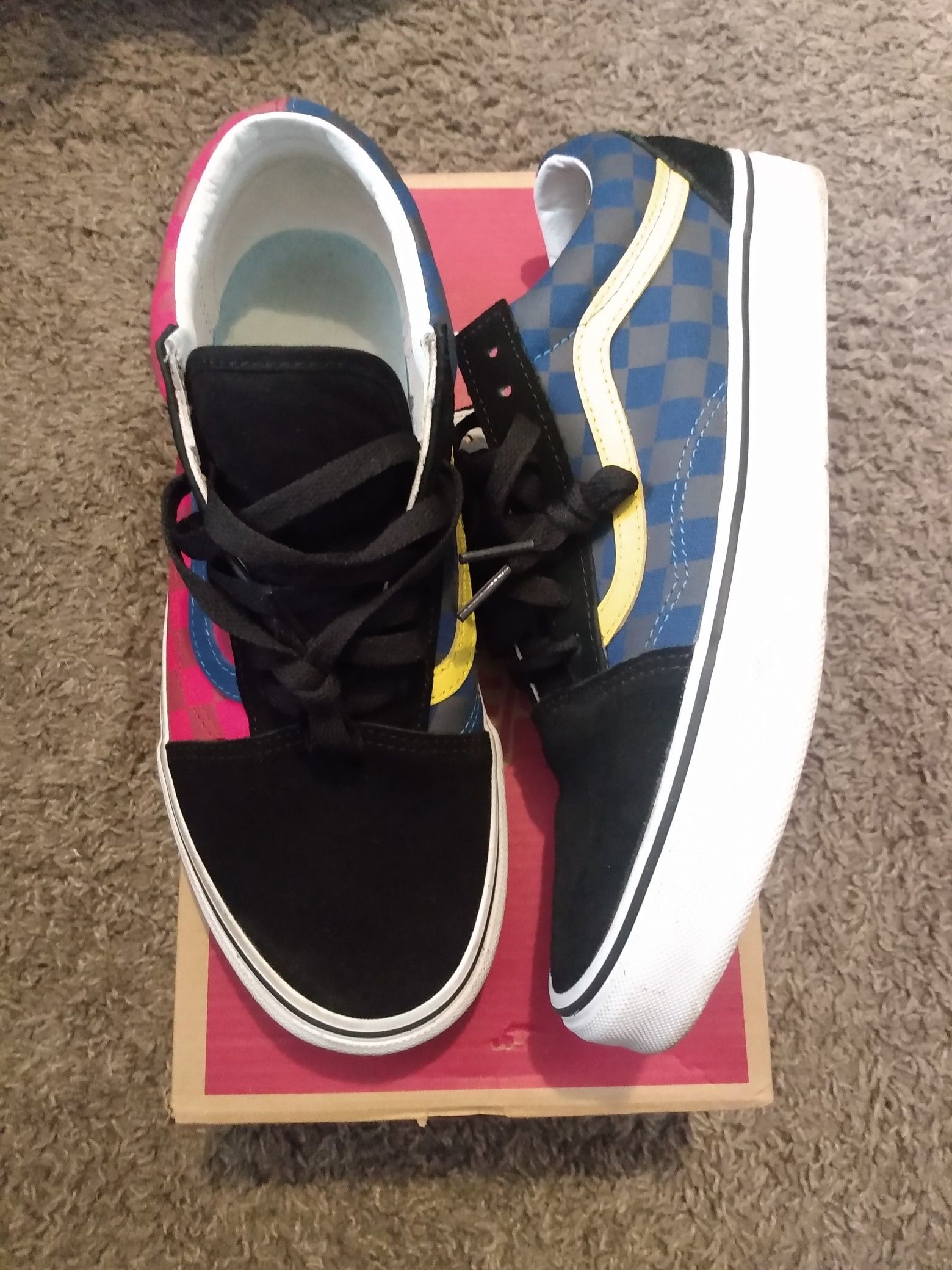 Vans multi color size 9