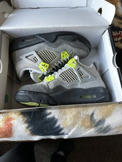 Air Jordan  4s Neons  Retro (gs)