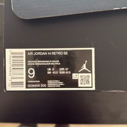Air Jordan 14 Retro SE Size 9