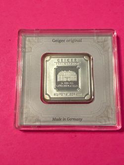 50 Gram Silver Geiger in assay New Sealed