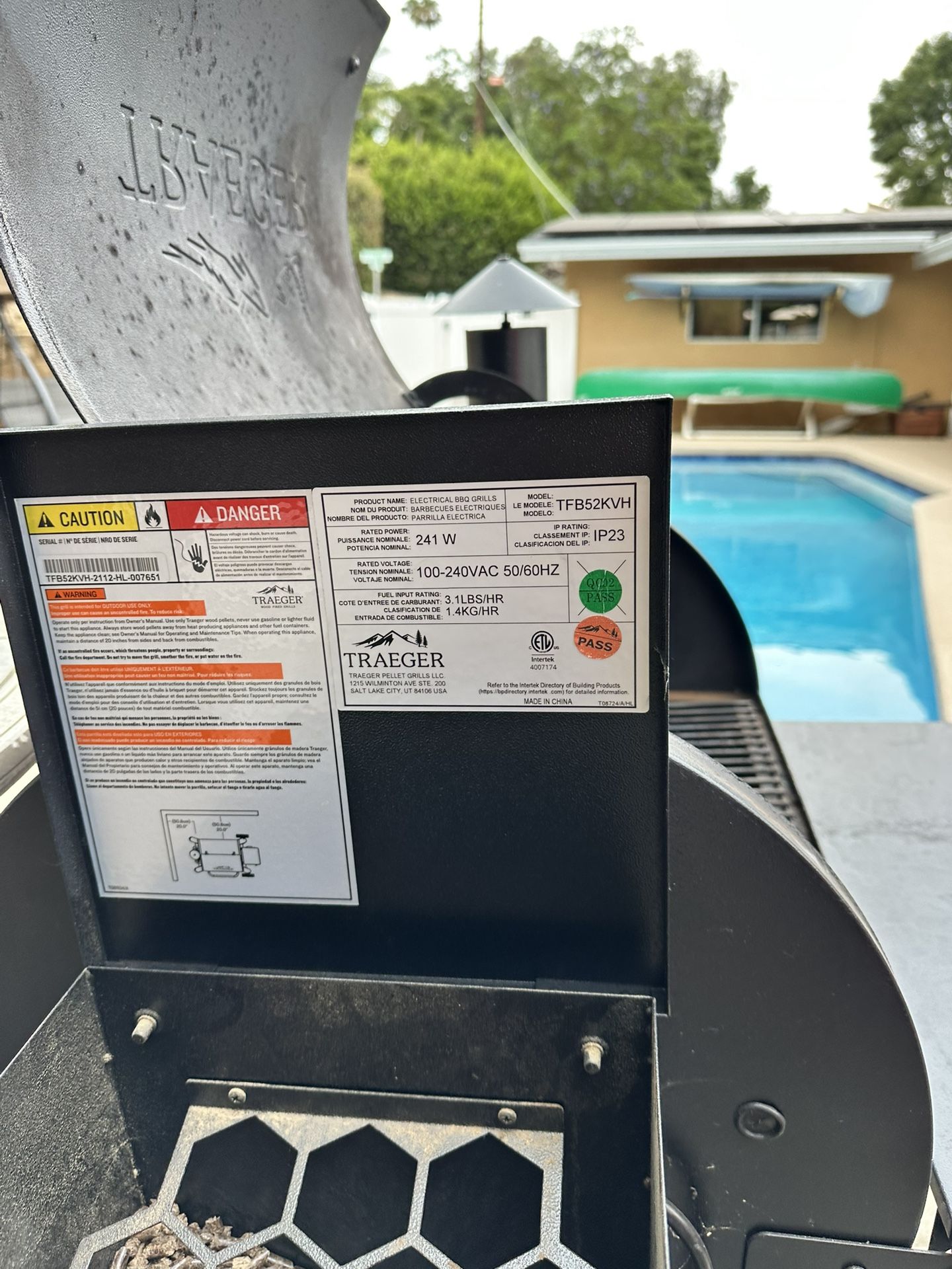 Traeger grill