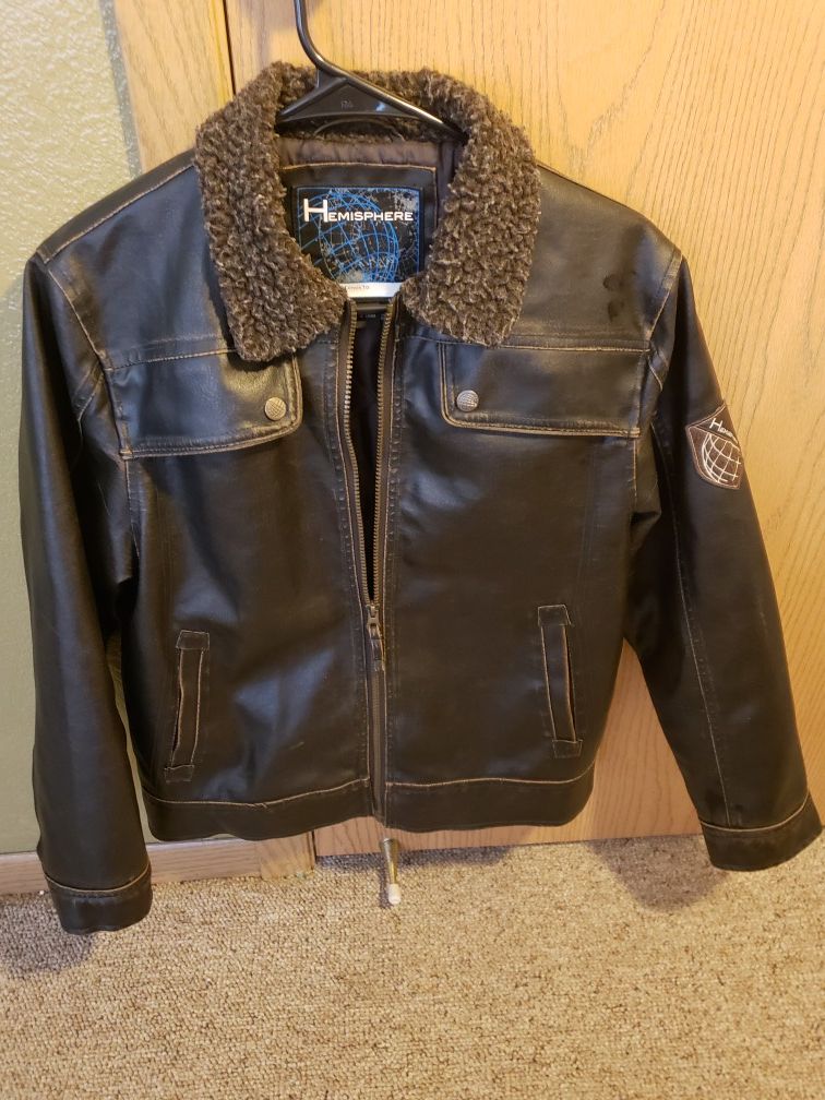 Boys leather jacket