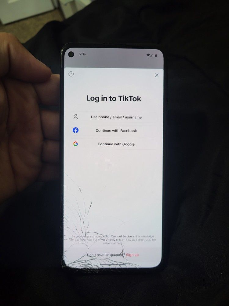 Phone With Tiktok