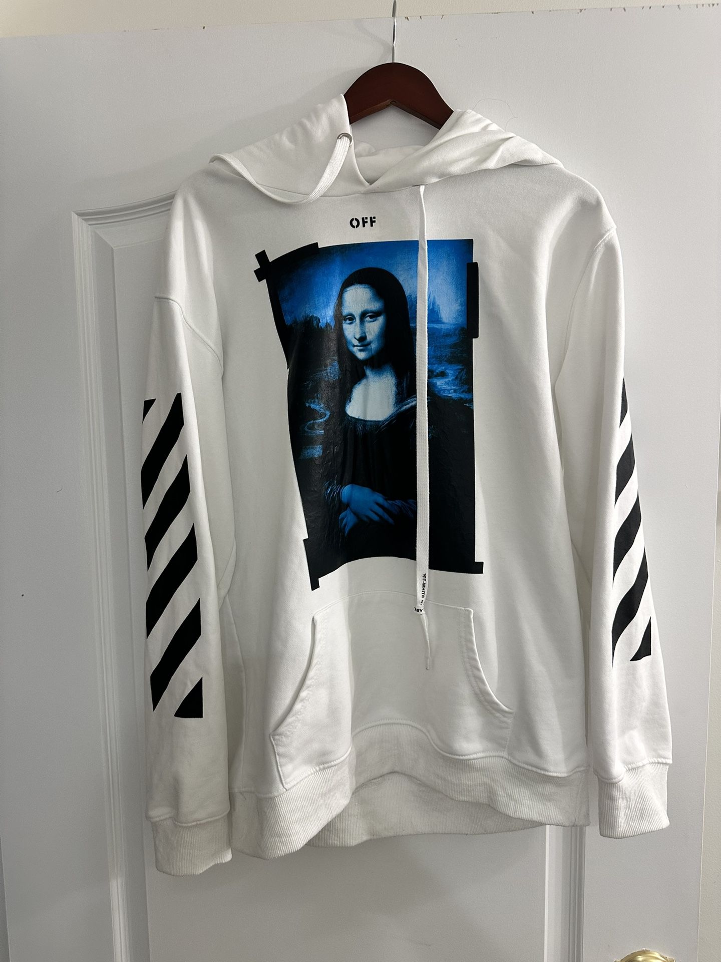 Off White Mona Lisa Hoodie Size L