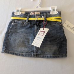 Girls l.e.i. Denim Skirt Size 4t