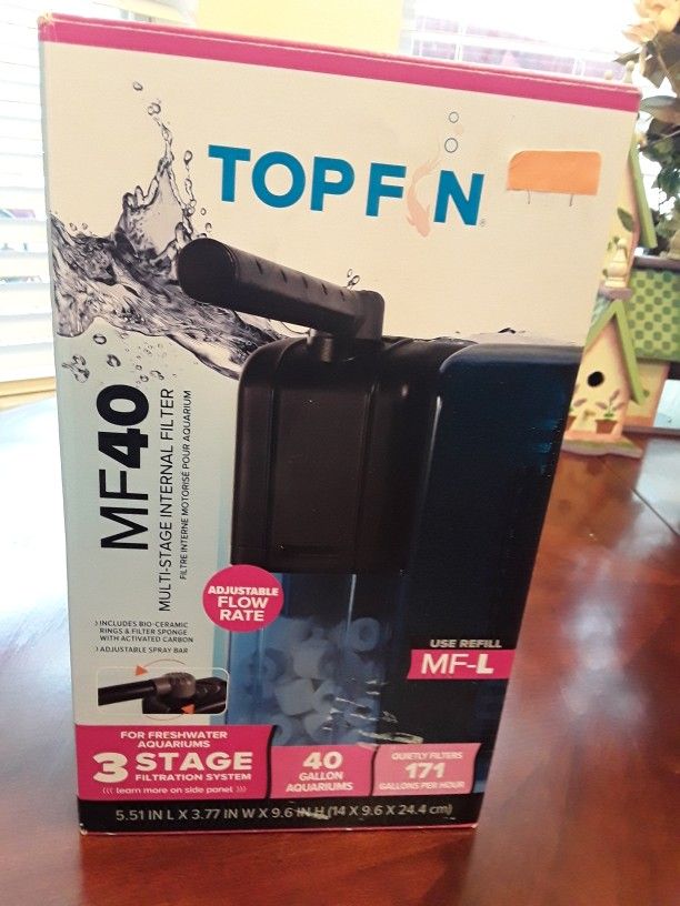Up To 40 Gallon Aquarium Filter Brand New In Weeki Wachee Spring Hill