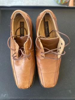 G.H. Bass & Co. Brown Leather Dress Shoes 9.5
