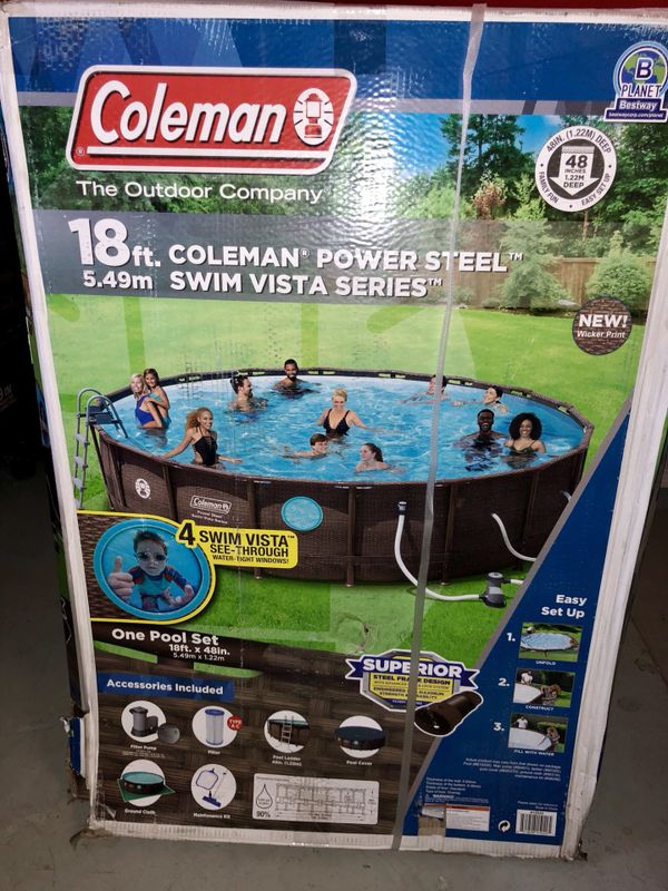 18 Ft Swimming Pool Coleman In Box For Mcallen Tx Offerup