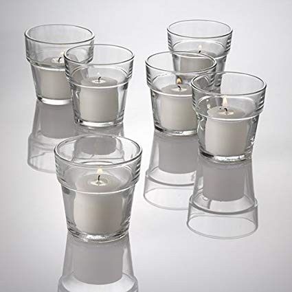2 Boxes of Set of 12 Clear Glads Votive Cups