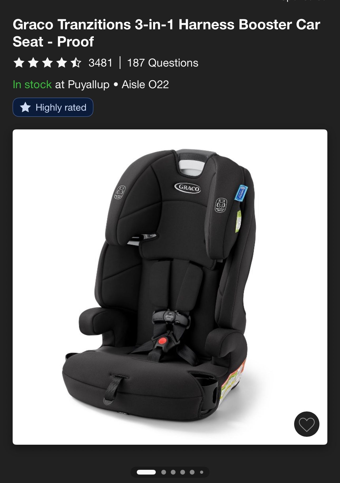 Graco Booster Car Seat