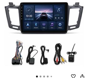 Car Radio Stereo for Toyota RAV4 2013-2018 Wireless CarPlay & Android Auto with Bluetooth GPS