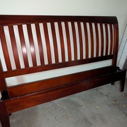 Wood Bed Frame, Good Mattress Optional
