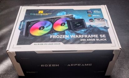 Thermalright Frozen Warframe 240 SE ARGB Black 240mm Cooler TL-P12-S **LCD Screen doesn't work**