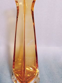 Crystal Vase Made In Italy. New Condition.