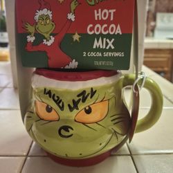Assorted Christmas Grinch Hot Coco Mugs