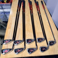 Callaway Big Bertha Irons, Left, 3-SW, Graphite, Regular Flex