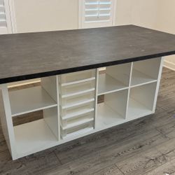 IKEA Kallax Table Top Desk Living Room Cube Storage Dining Table