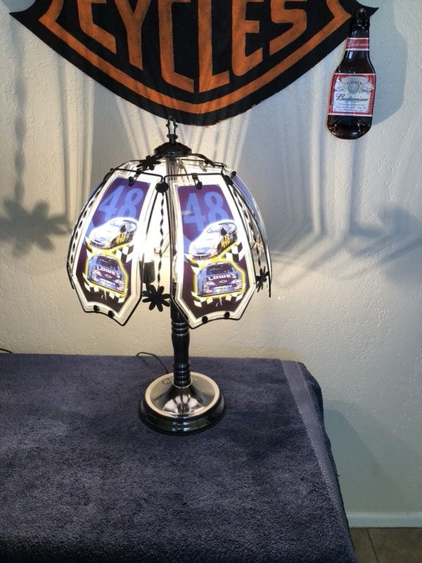 Jimmie Johnson Tiffany Touch Lamp